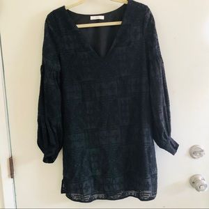 Capulet Embroidered long sleeve dress NWT!